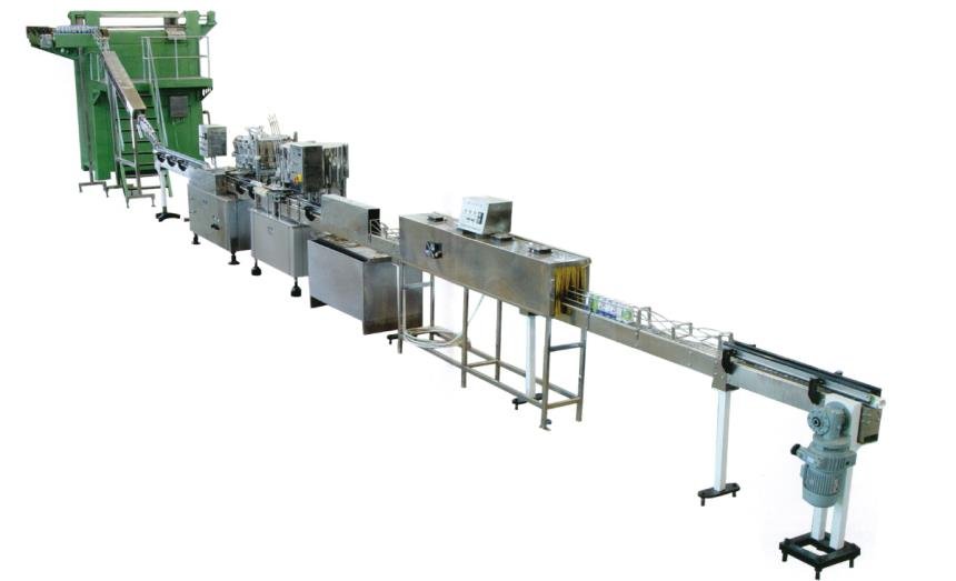 Bottle conveyor and machine tie-in boundary