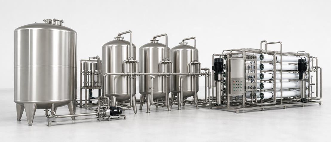 Water treatment tanks and reverse osmosis equipment