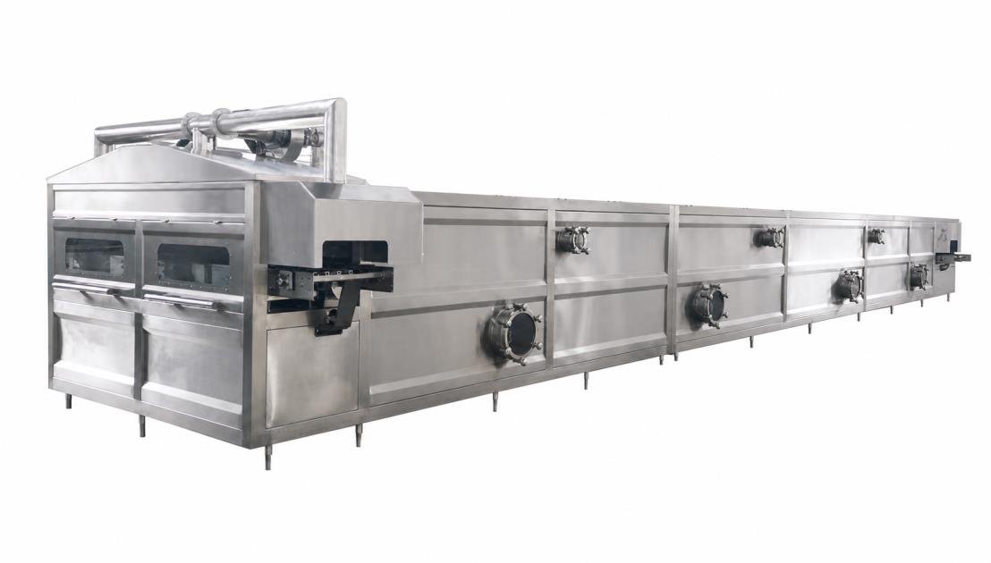 Stainless steel cooling and sterilization tunnel equipment