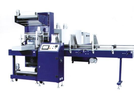 Shrink packaging equipment for bottled products