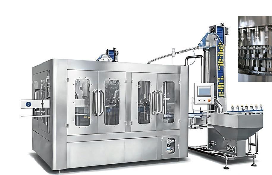 XGF enclosed water rinsing filling and capping monoblock from catalog page 9